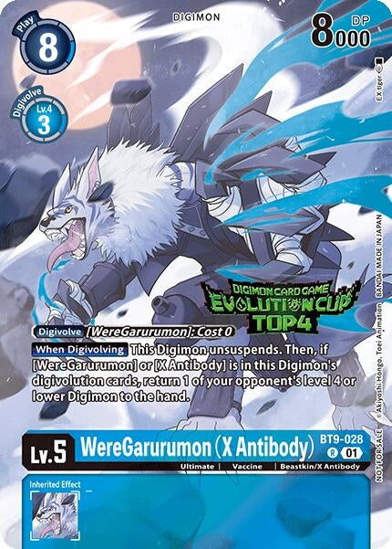 Image for WereGarurumon (X Antibody) (2024 Evolution Cup Top 4) (BT09) (9028)