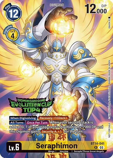 Image for Seraphimon (2024 Evolution Cup Top 4) (BT14) (14041)