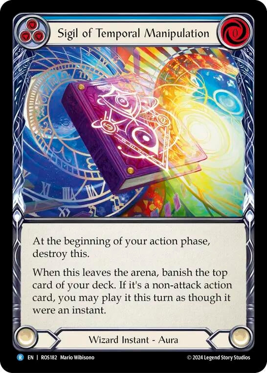 Image for Sigil of Temporal Manipulation (Rosetta) (ROS182) - Flesh and Blood TCG