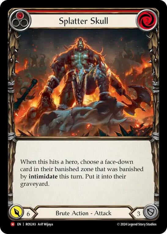 Image for Splatter Skull (Rosetta) (ROS243) - Flesh and Blood TCG