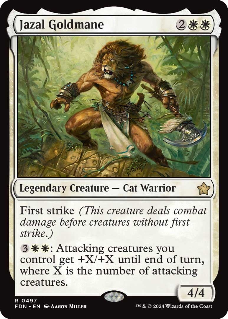Image for Jazal Goldmane (Foundations) (497) - Magic: The Gathering
