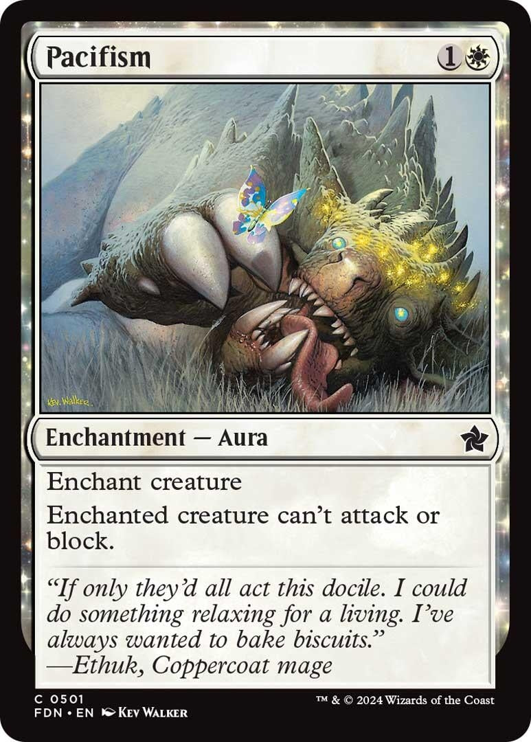 Image for Pacifism (Foundations) (501) - Magic: The Gathering