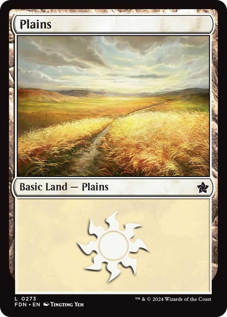 Image for Plains (0273) (Foundations) (273) - Magic: The Gathering