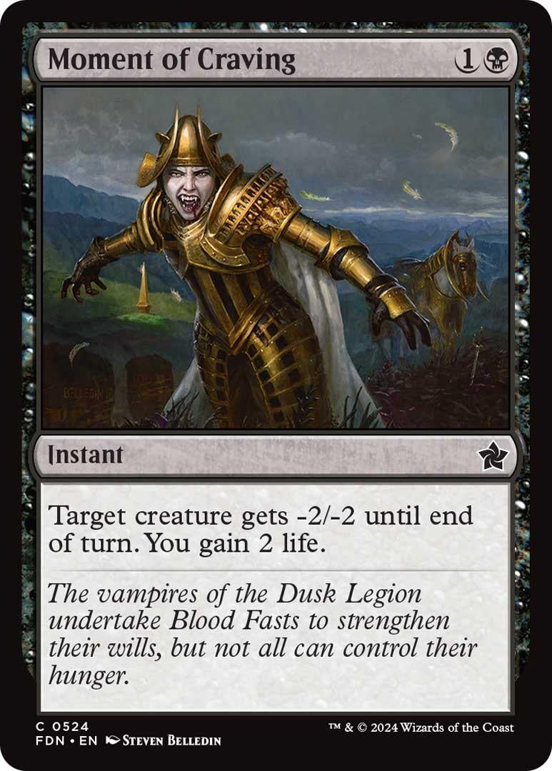 Image for Moment of Craving (Foundations) (524) - Magic: The Gathering