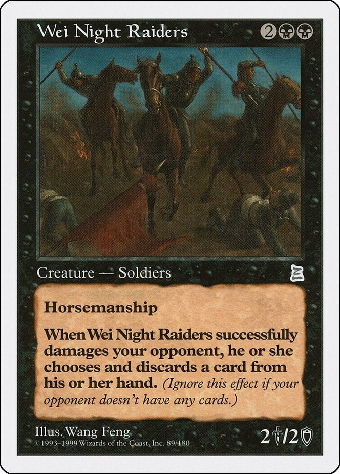 Image for Wei Night Raiders (Portal Three Kingdoms) (89) - Magic: The Gathering