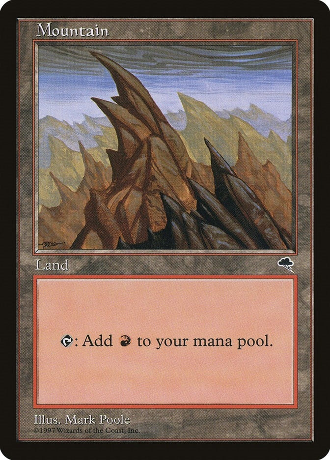 Image for Mountain (Left) (Tempest) (346) - Magic: The Gathering