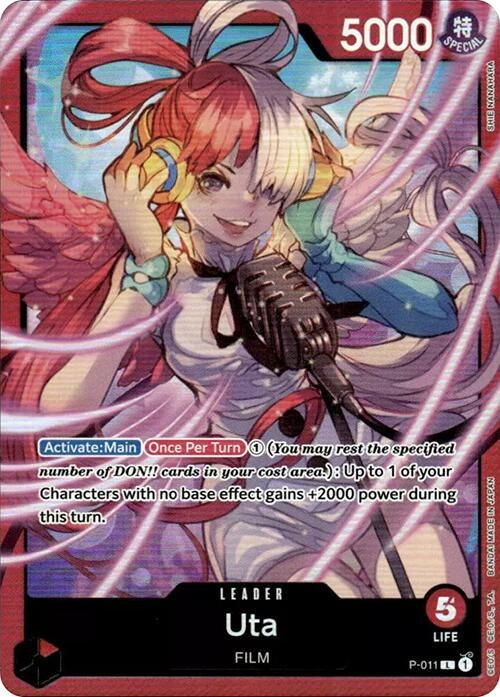 Image for Uta - P-011 (Premium Card Collection -Uta-) (One Piece Promotion Cards) (P-011) - One Piece Card Game