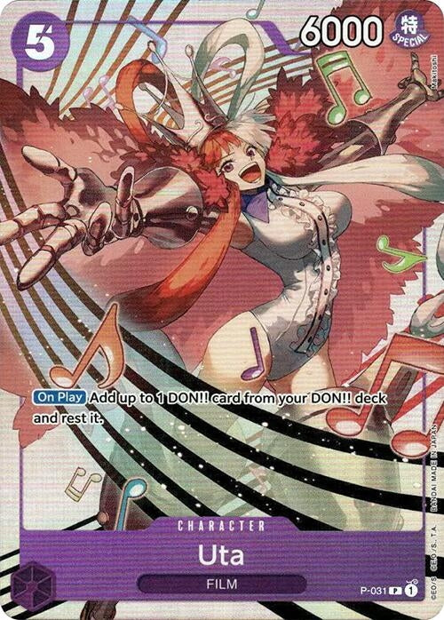 Image for Uta - P-031 (Premium Card Collection -Uta-) (One Piece Promotion Cards) (P-031) - One Piece Card Game