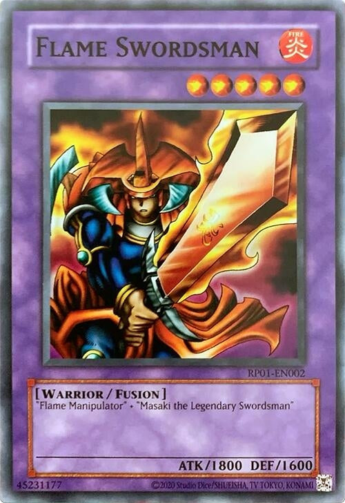 Image for Flame Swordsman (Retro Pack (2020 Date Reprint)) (RP01-EN002) - YuGiOh