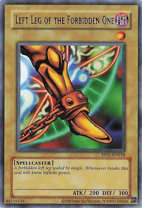 Image for Left Leg of the Forbidden One (Retro Pack (2020 Date Reprint)) (RP01-EN018) - YuGiOh