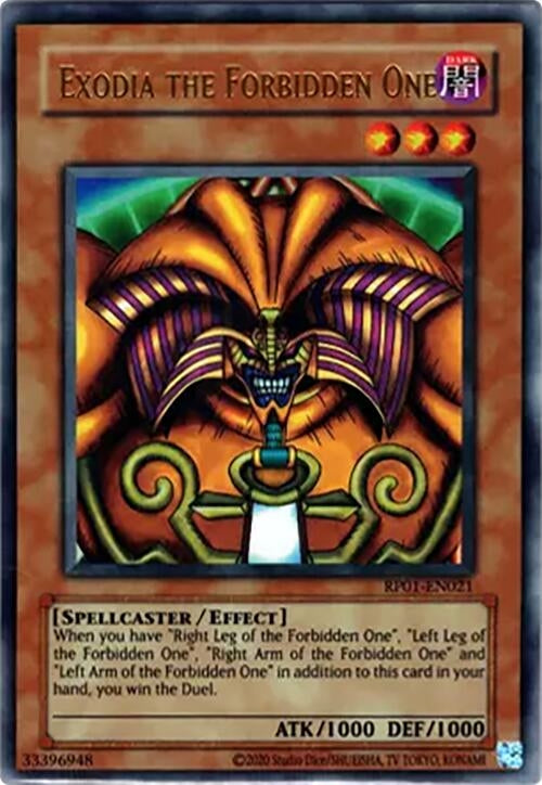 Image for Exodia the Forbidden One (Retro Pack (2020 Date Reprint)) (RP01-EN021) - YuGiOh