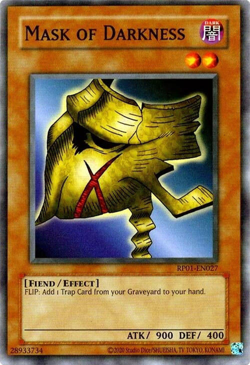 Image for Mask of Darkness (Retro Pack (2020 Date Reprint)) (RP01-EN027) - YuGiOh