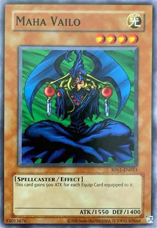 Image for Maha Vailo (Retro Pack (2020 Date Reprint)) (RP01-EN053) - YuGiOh