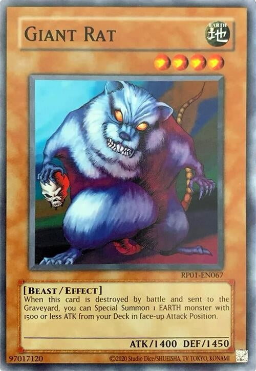 Image for Giant Rat (Retro Pack (2020 Date Reprint)) (RP01-EN067) - YuGiOh