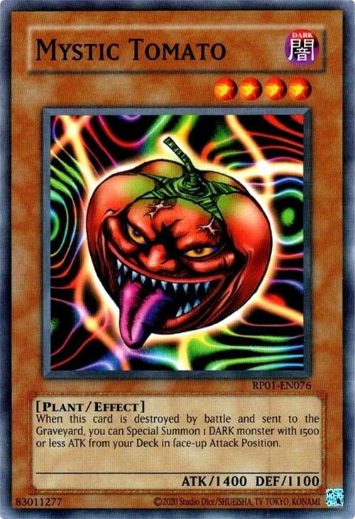 Image for Mystic Tomato (Retro Pack (2020 Date Reprint)) (RP01-EN076) - YuGiOh
