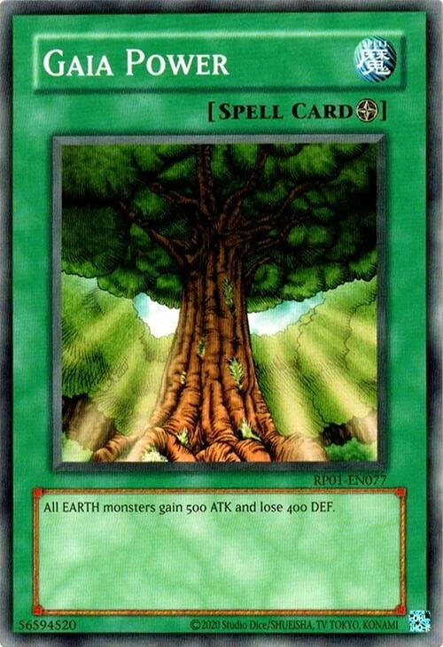 Image for Gaia Power (Retro Pack (2020 Date Reprint)) (RP01-EN077) - YuGiOh