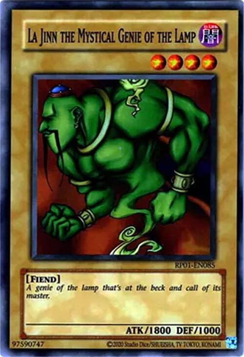 Image for La Jinn the Mystical Genie of the Lamp (Retro Pack (2020 Date Reprint)) (RP01-EN085) - YuGiOh