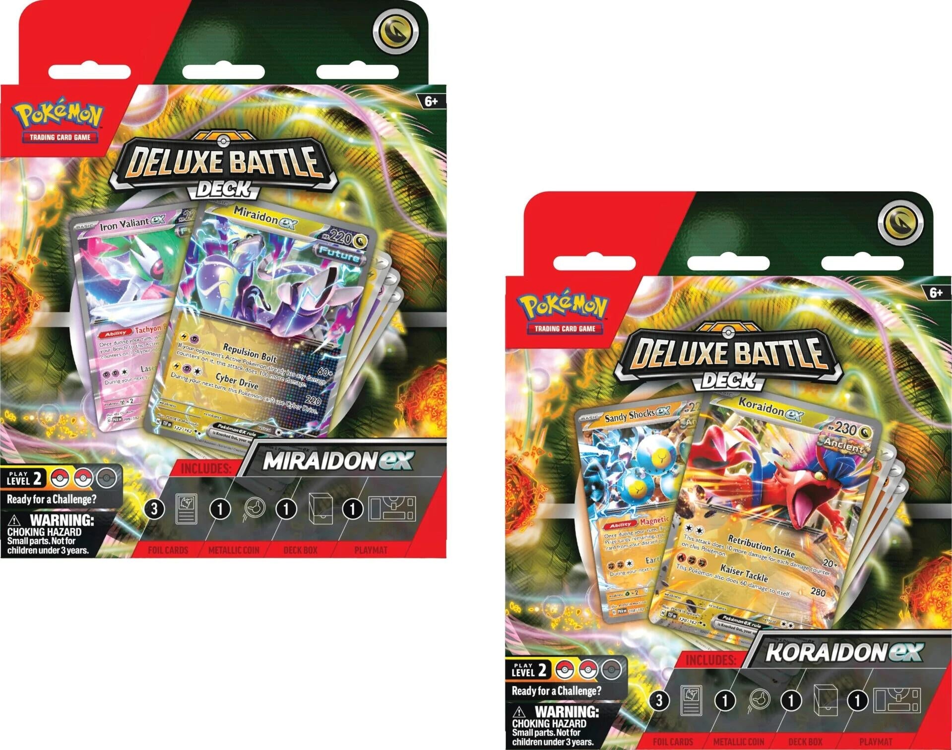Image for Deluxe Battle Deck: Miraidon ex/Koraidon ex  [Set of 2] - Pokemon