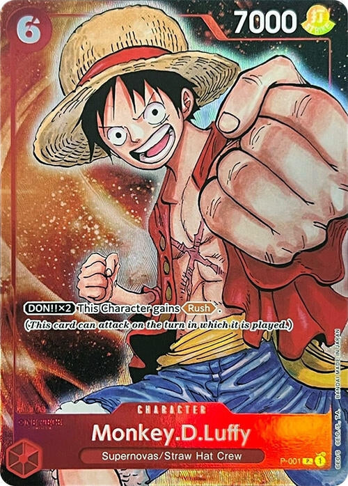 Image for Monkey.D.Luffy (Premium Card Collection -BANDAI CARD GAMES Fest. 23-24 Edition-) (One Piece Promotion Cards) (P-001) - One Piece Card Game