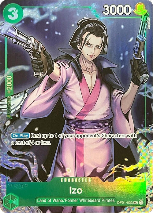 Image for Izo (Premium Card Collection -BANDAI CARD GAMES Fest. 23-24 Edition-) (One Piece Promotion Cards) (OP01-033) - One Piece Card Game