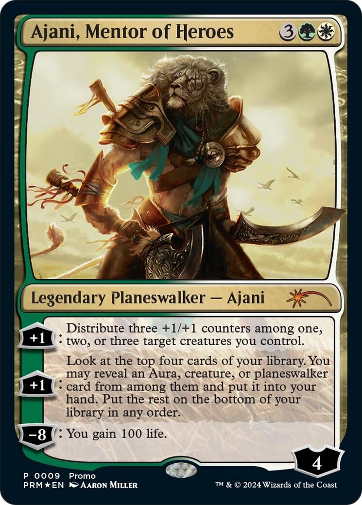 Image for Ajani, Mentor of Heroes (Deluxe Commander Kit) - Magic: The Gathering