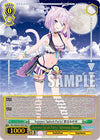 Image for Summer Splash Party! Nekomata Okayu (HLP) (hololive production Summer Collection Premium Booster) (HOL/WE44-E15HLP HLP) - Weiss Schwarz