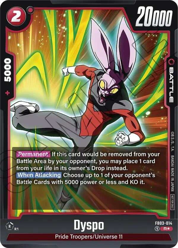 Image for Dyspo (Tournament Pack 03) (Tournament and Championship Promos) (FB03-014) - Dragon Ball Super: Fusion World