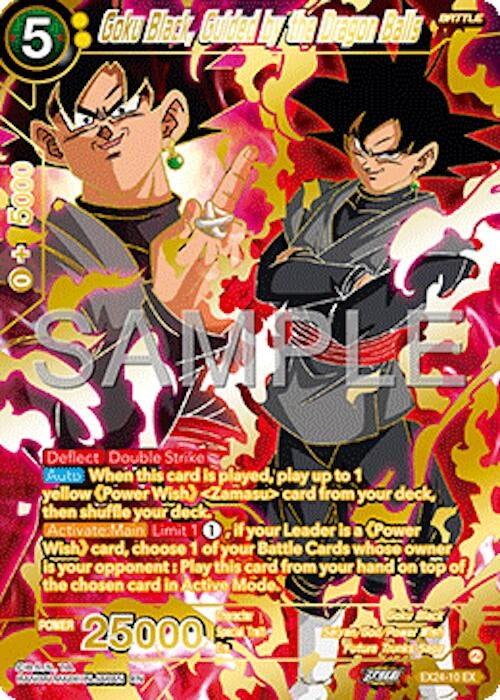 Image for Goku Black, Guided by the Dragon Balls (Expansion Deck Box Set 24: Premium 7th Anniversary Box 2024) (EX24-10) - Dragon Ball Super: Masters
