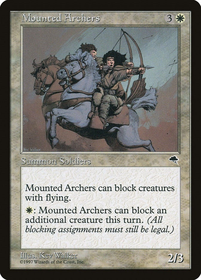 Image for Mounted Archers (Tempest) (30) - Magic: The Gathering