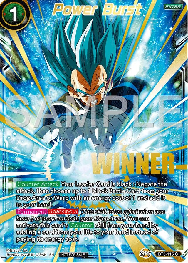 Image for Power Burst (Masters Cup 2024) (Winner Gold Stamped) (Promotion Cards) (BT5-115) - Dragon Ball Super: Masters