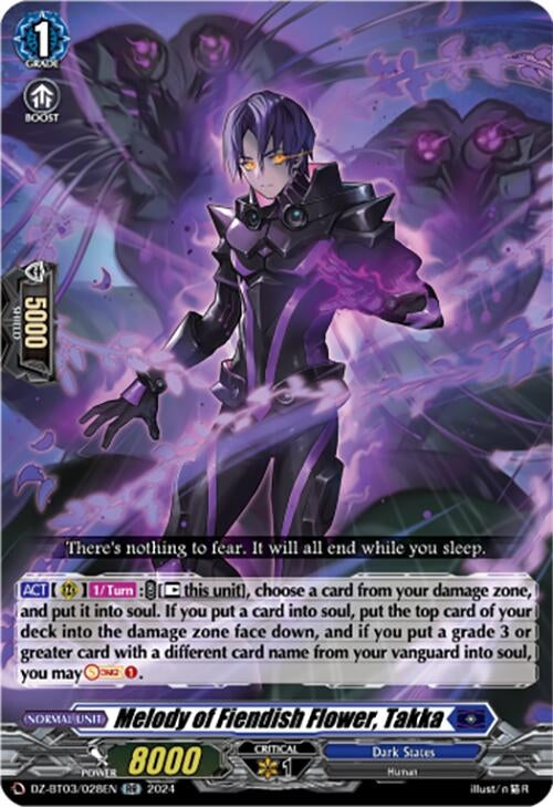 Image for Melody of Fiendish Flower, Takka (DZ-BT03: Dimensional Transcendence) (DZ-BT03/028EN) - Cardfight Vanguard
