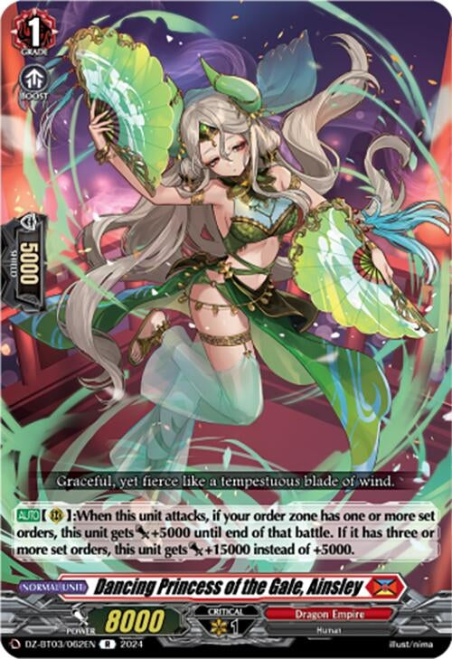 Image for Dancing Princess of the Gale, Ainsley (DZ-BT03: Dimensional Transcendence) (DZ-BT03/062EN) - Cardfight Vanguard