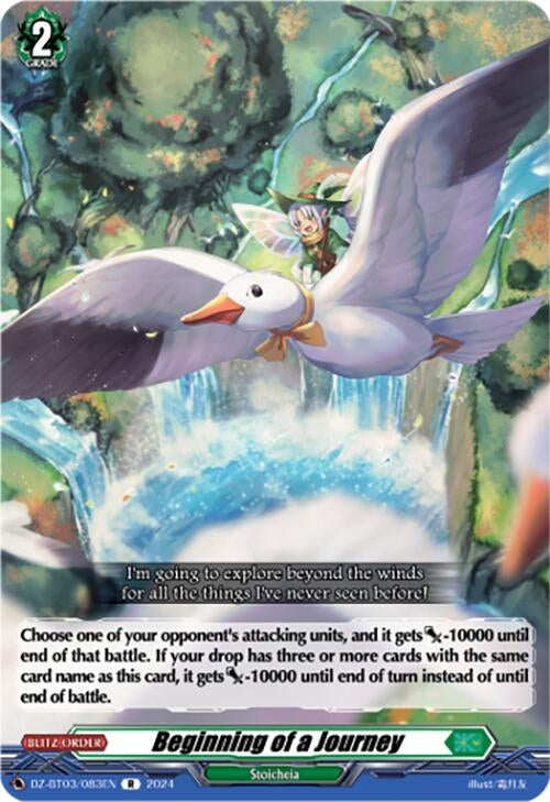 Image for Beginning of a Journey (DZ-BT03: Dimensional Transcendence) (DZ-BT03/083EN) - Cardfight Vanguard