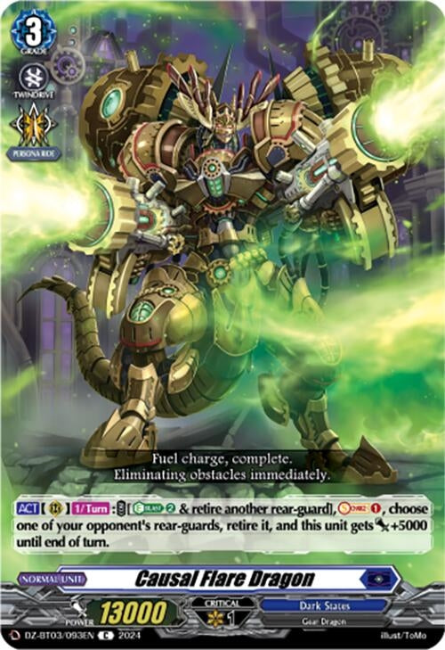 Image for Causal Flare Dragon (DZ-BT03: Dimensional Transcendence) (DZ-BT03/093EN) - Cardfight Vanguard