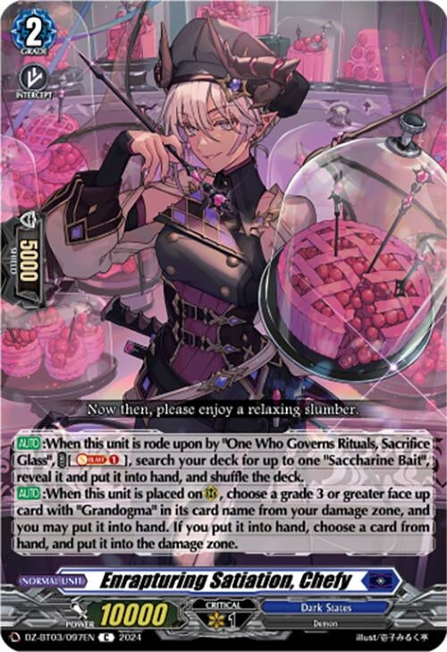 Image for Enrapturing Satiation, Chefy (DZ-BT03: Dimensional Transcendence) (DZ-BT03/097EN) - Cardfight Vanguard