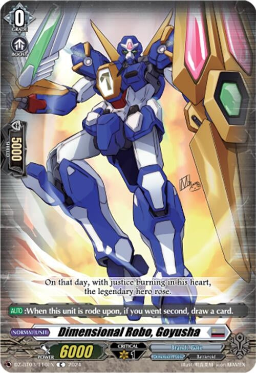 Image for Dimensional Robo, Goyusha (DZ-BT03: Dimensional Transcendence) (DZ-BT03/110EN) - Cardfight Vanguard