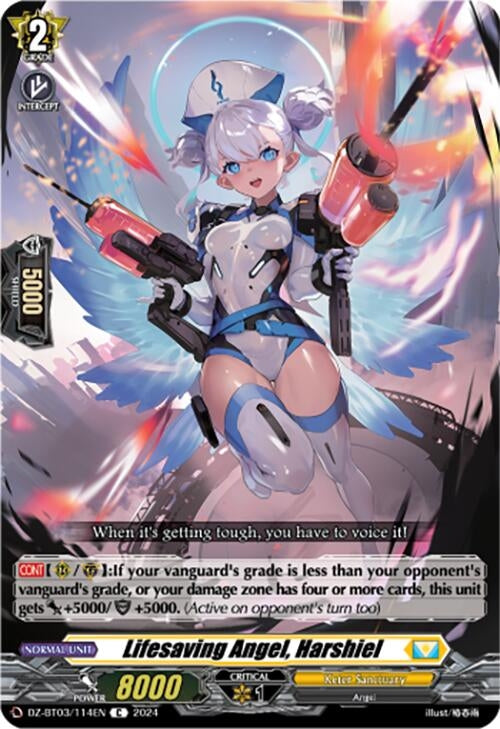 Image for Lifesaving Angel, Harshiel (DZ-BT03: Dimensional Transcendence) (DZ-BT03/114EN) - Cardfight Vanguard