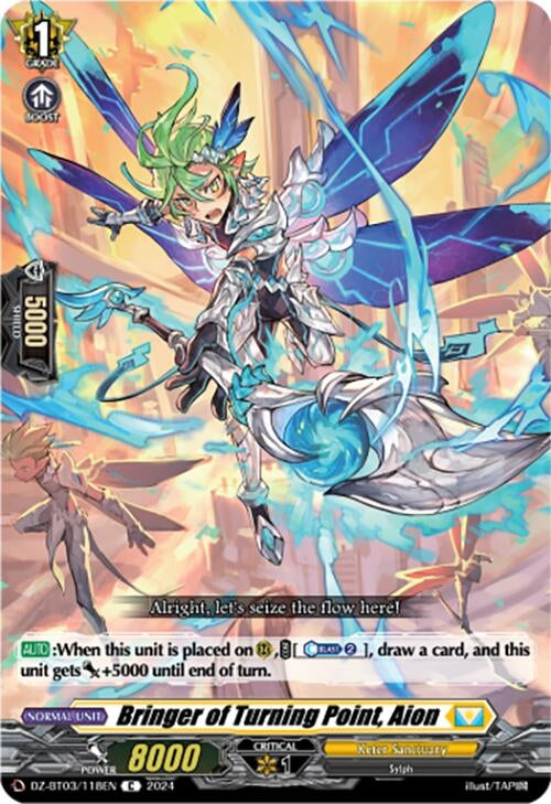 Image for Bringer of Turning Point, Aion (DZ-BT03: Dimensional Transcendence) (DZ-BT03/118EN) - Cardfight Vanguard