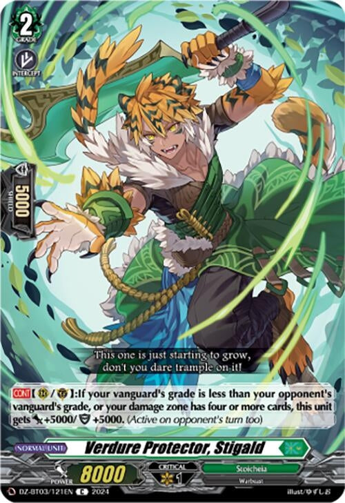 Image for Verdure Protector, Stigald (DZ-BT03: Dimensional Transcendence) (DZ-BT03/121EN) - Cardfight Vanguard