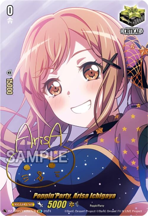 Image for Poppin'Party, Arisa Ichigaya (EX) (Foil) (DZ-BT03: Dimensional Transcendence) (DZ-BT03/EX05EN-S) - Cardfight Vanguard