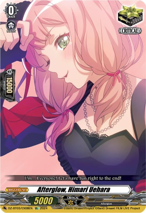 Image for Afterglow, Himari Uehara (EX) (DZ-BT03: Dimensional Transcendence) (DZ-BT03/EX08EN) - Cardfight Vanguard