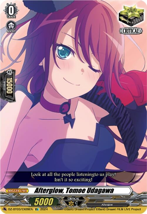 Image for Afterglow, Tomoe Udagawa (EX) (DZ-BT03: Dimensional Transcendence) (DZ-BT03/EX09EN) - Cardfight Vanguard