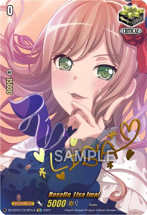 Image for Roselia, Lisa Imai (EX) (Foil) (DZ-BT03: Dimensional Transcendence) (DZ-BT03/EX18EN-S) - Cardfight Vanguard