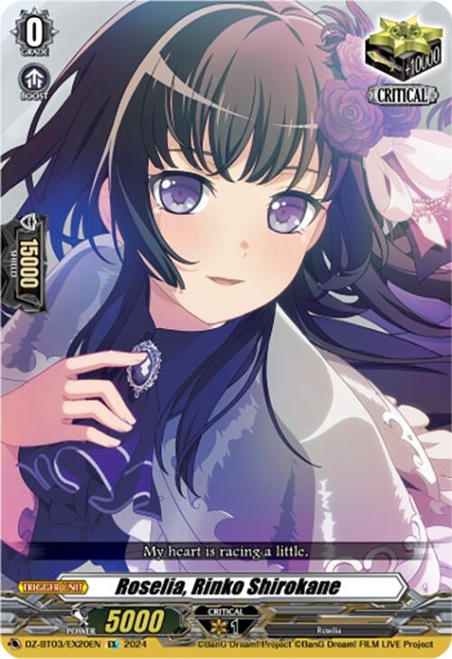 Image for Roselia, Rinko Shirokane (EX) (DZ-BT03: Dimensional Transcendence) (DZ-BT03/EX20EN) - Cardfight Vanguard