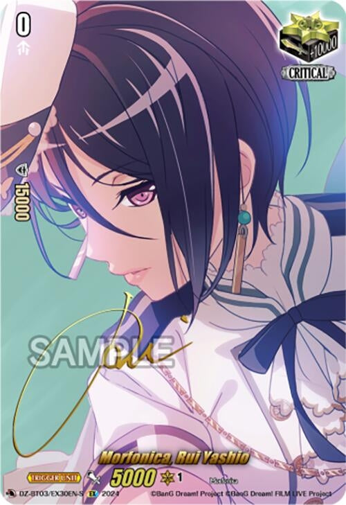 Image for Morfonica, Rui Yashio (EX) (Foil) (DZ-BT03: Dimensional Transcendence) (DZ-BT03/EX30EN-S) - Cardfight Vanguard