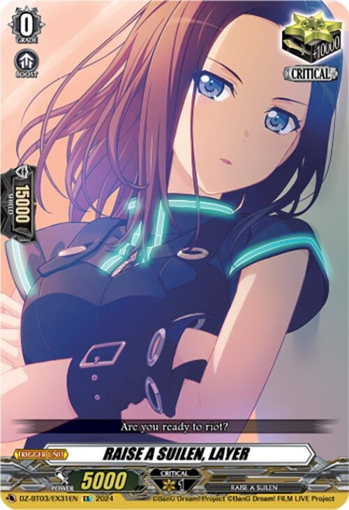 Image for RAISE A SUILEN, LAYER (EX) (DZ-BT03: Dimensional Transcendence) (DZ-BT03/EX31EN) - Cardfight Vanguard