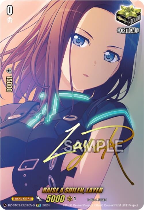 Image for RAISE A SUILEN, LAYER (EX) (Foil) (DZ-BT03: Dimensional Transcendence) (DZ-BT03/EX31EN-S) - Cardfight Vanguard