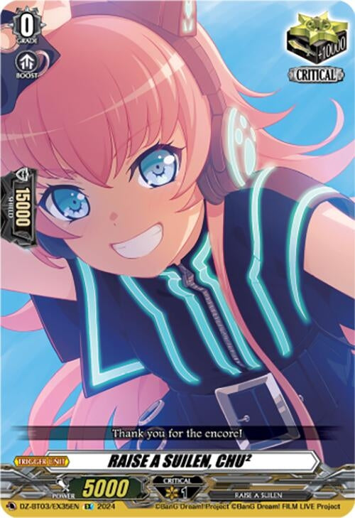 Image for RAISE A SUILEN, CHU Squared (EX) (DZ-BT03: Dimensional Transcendence) (DZ-BT03/EX35EN) - Cardfight Vanguard