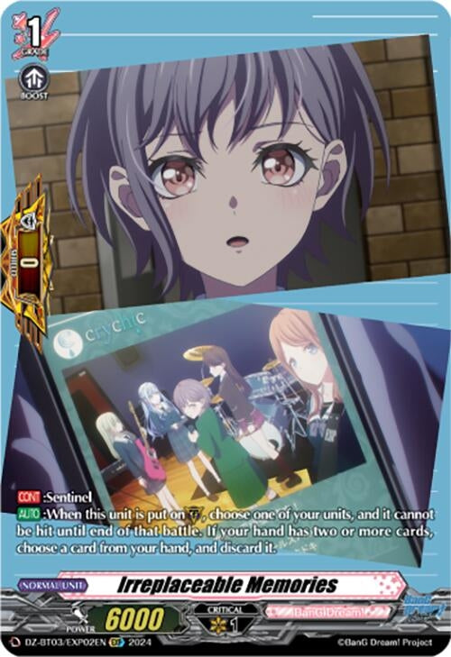 Image for Irreplaceable Memories (EXP) (DZ-BT03/EXP02EN) (DZ-BT03: Dimensional Transcendence) (DZ-BT03/EXP02EN) - Cardfight Vanguard