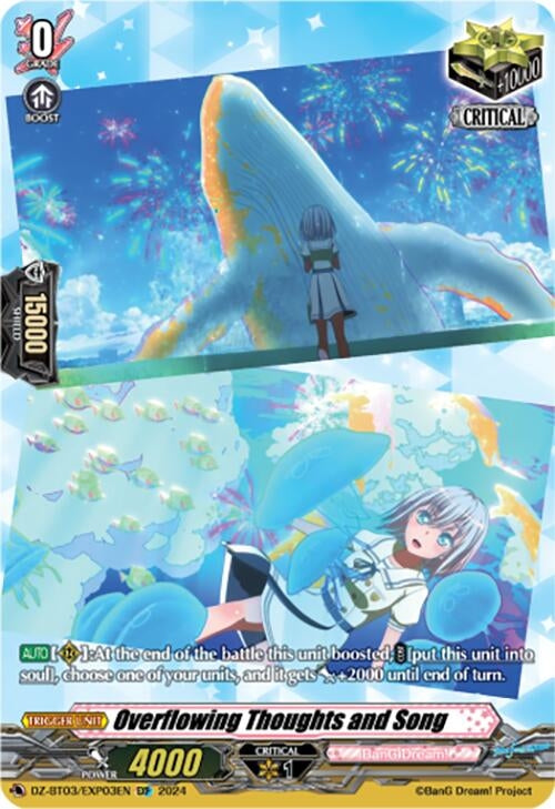 Image for Overflowing Thoughts and Song (EXP) (DZ-BT03: Dimensional Transcendence) (DZ-BT03/EXP03EN) - Cardfight Vanguard